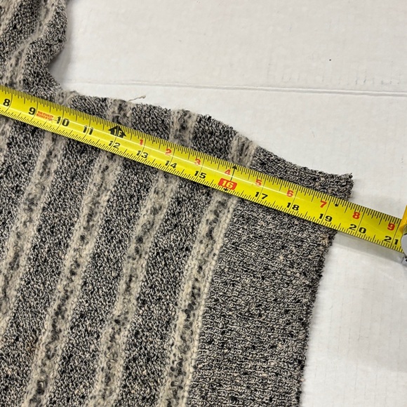 Women's Striped Gray Sweater (French Rags) - Picture 9 of 12